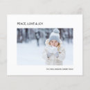 Recherche de joy peace love christmas cards Élégant