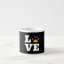 Recherche de paw tasses Empreinte de patte