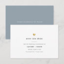 Search for blue gold save the dates Minimalist