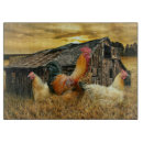 Recherche de poule planches à découper Vintage