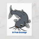 Recherche de poissons de chat cartes postales Pour tous