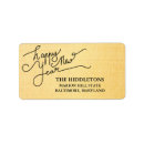 Search for happy new year return address labels Script