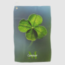Search for shamrock golf towels St patricks