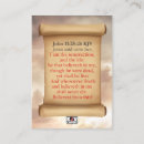 Search for john business cards Jesus