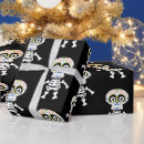 Recherche de squelette halloween papier cadeau Fantôme