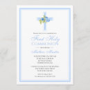 Search for christian first communion invitations Blue