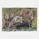 Search for brown bear tea towels Cute baby animal