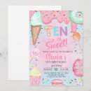Search for ten birthday invitations Girl