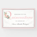 Search for quinceanera banners Floral