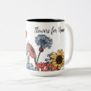 Recherche de fleurs bleues tasses Grandmother