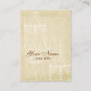 Search for parchment business cards Aged