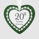 Search for 20th anniversary ornaments Emerald
