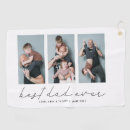 Search for photo golf towels Dad birthday
