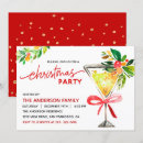 Search for retro cocktail christmas invitations Martini