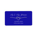 Search for royal blue return address labels Silver