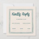 Search for online for wedding rsvp cards Kindly reply