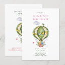 Recherche de hot air balloon baby shower invitations Vert sauge