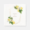 Search for lemon napkins Bride