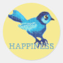 Search for bluebirds stickers Bluebird of happiness