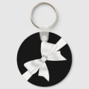 Search for bow keychains Black and white