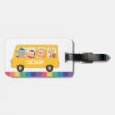 Recherche de bus bagages étiquettes Autobus scolaire