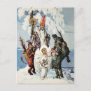 Recherche de noël militaire cartes postales Vintage
