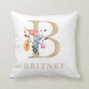 Search for letter b pillows Girly