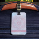 Recherche de fleur mandala bagages étiquettes Floral