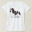 Search for cavalier king charles spaniel tshirts Tricolor