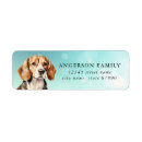 Search for beagle return address labels Cute