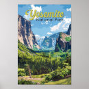 Search for yosemite posters California vacation