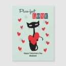 Search for black cat valentines day cards Vintage