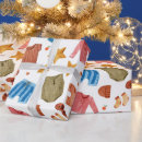Search for first christmas wrapping paper Watercolor