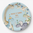 Search for dinosaur paper plates Blue
