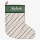 Search for pink and green christmas stockings Vintage