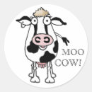 Search for cartoon moo cow stickers Cattle
