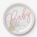 Recherche de fleurs assiettes Bébé en fleurs