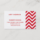Search for zigzag business cards Trendy