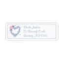 Search for rose wedding return address labels Bridal
