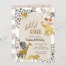 Search for wild animals birthday invitations Wild animal party
