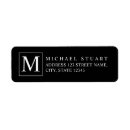 Search for geometric return address labels Elegant