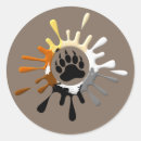 Search for bear paw prints stickers Bear pride flag