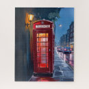 Recherche de cabine téléphonique puzzles Rouge