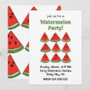 Recherche de rouge pastèque invitations Tropical