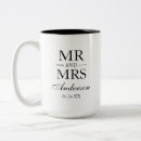 Recherche de mr mrs tasses Marié