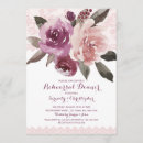 Search for lace rehearsal dinner invitations Burgundy