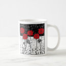 Search for red poppy mugs Nature