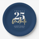 Search for blue and gold graduation plates School colours