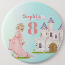 Search for birthday princess buttons Unicorn