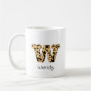 Search for leopard monogram mugs Cute